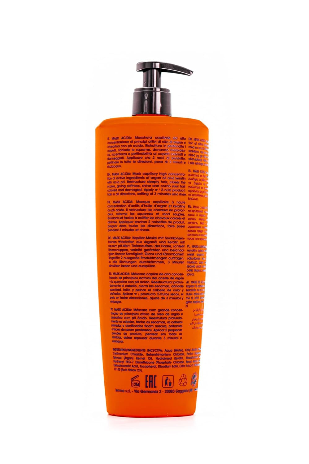 Masque Après Couleur - soin intensif pour cheveux colorés, 1000 ml, protège et soigne les cheveux colorés, donne brillance, hydratation et souplesse, sans silicone, vegan, qualité coiffeur masque capillaire Naty Shop