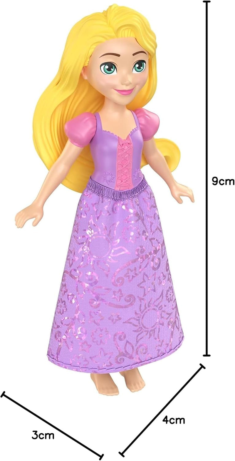 Princesses Disney – HLW 70 – Poupée articulée, 9cm – Raiponce – Personnage
