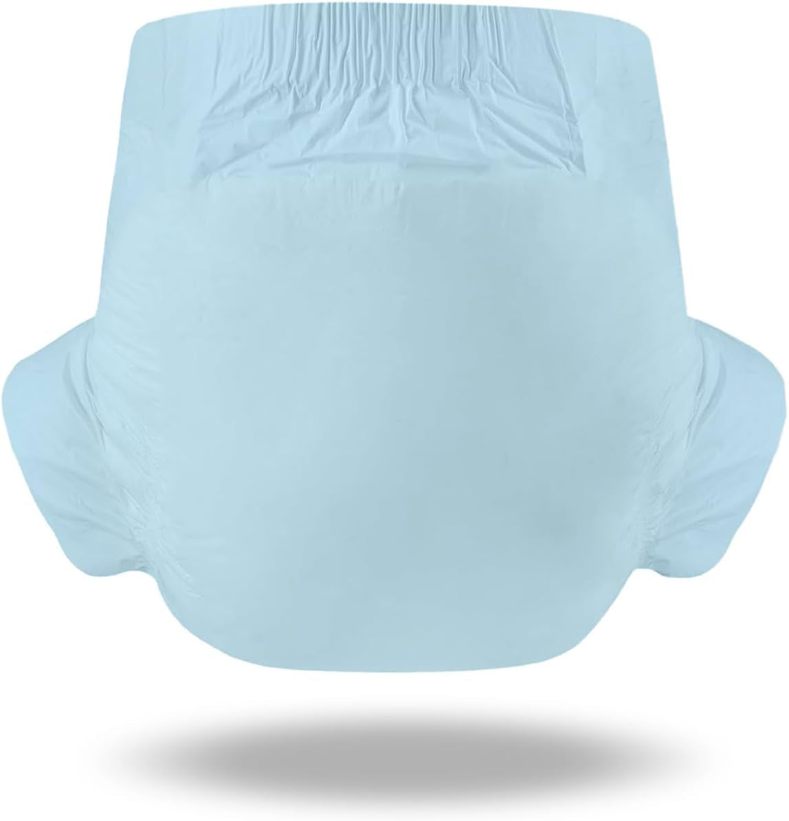 CutiePlusU Couches pour adultes, surface sèche, absorption maximale pendant la nuit, couche jetable pour incontinence – Bleu, lot de 2 (moyen 71-96 cm)
