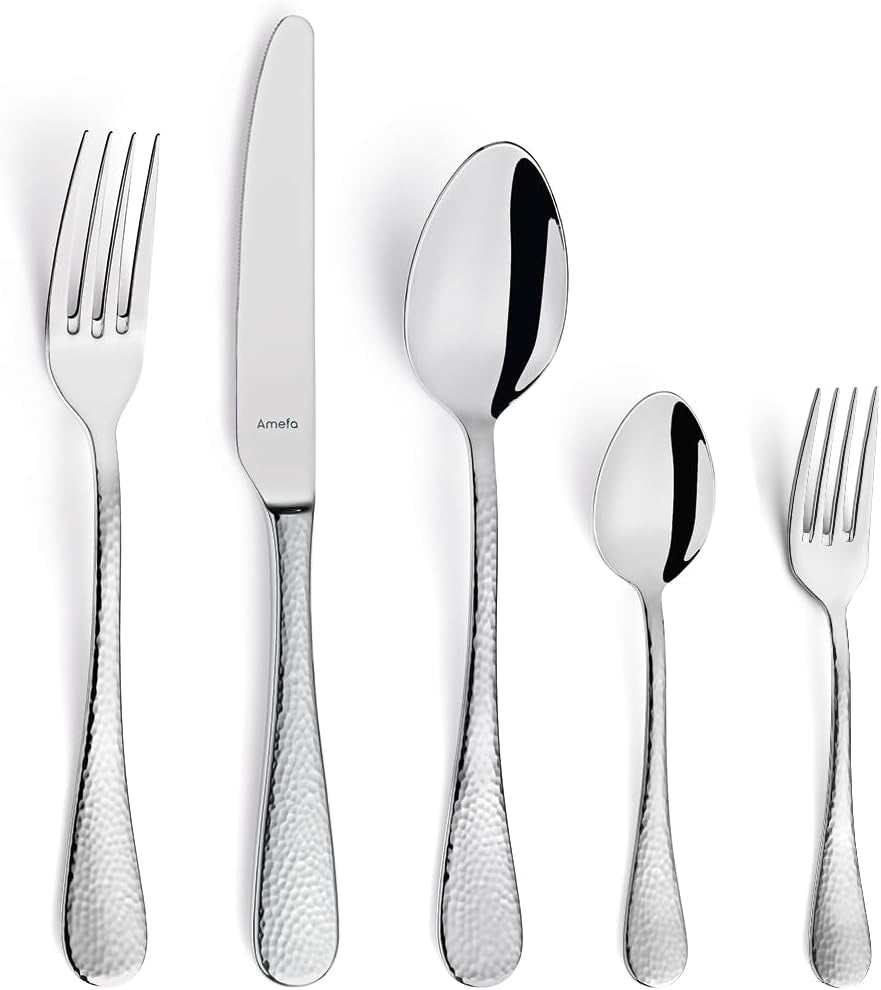 Amefa Sierra set de couverts 6 personnes | Cuisine en 24 pièces en acier inoxydable 18/10 Naty Shop 30-Teilig / 6 Personen