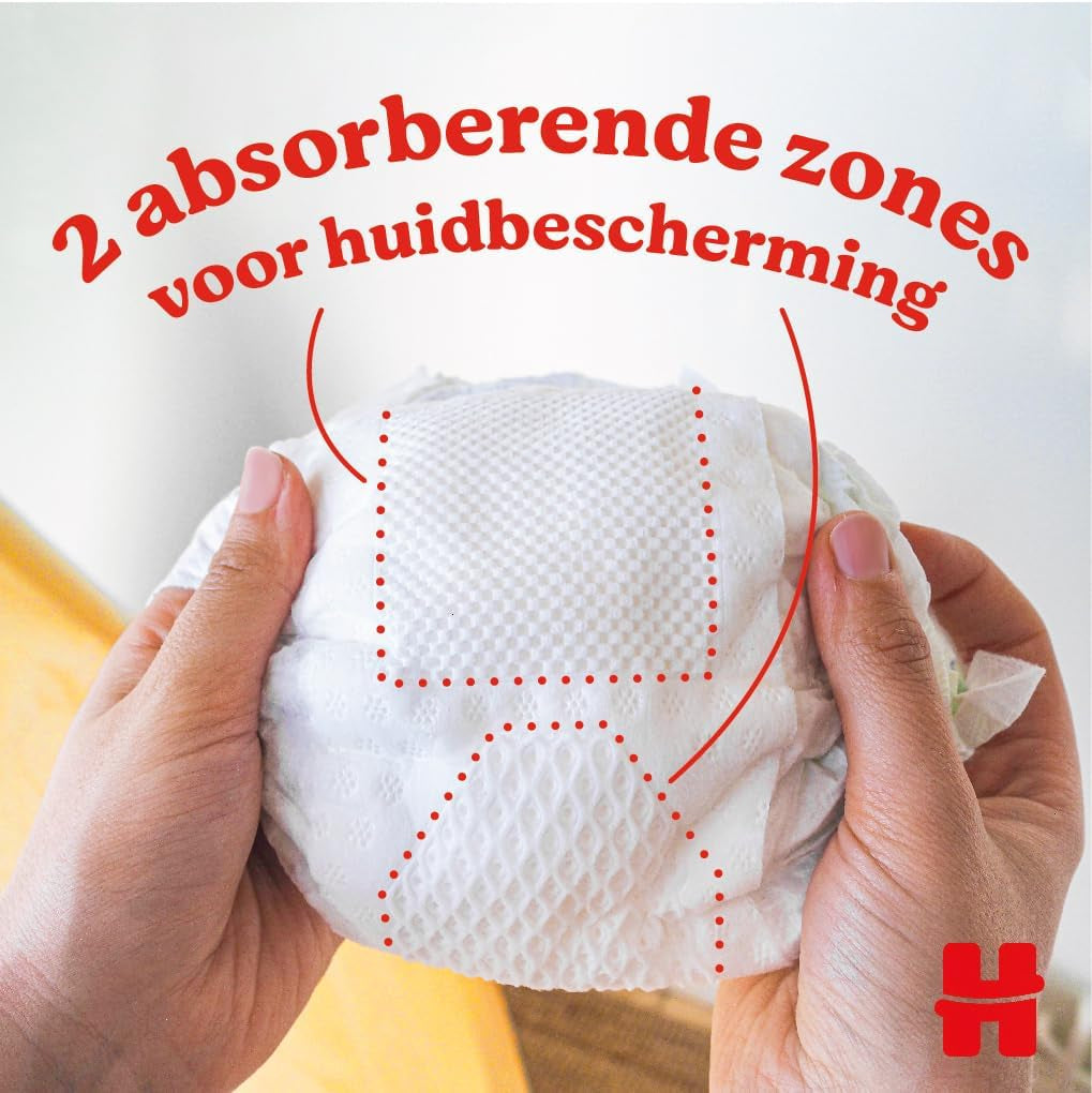 Couches pour bébé Huggies Extra Care avec Disney, taille 5 (12-22 kg), paquet de 2 x 33 couches, 66 couches au total