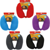 Sumex Oreiller de Voyage Oreiller Cervical pour Enfants et Adultes en Forme de U Ultra Doux Lavable Idéal pour Les Voyages Rouge Oreillers de Voyage Naty Shop