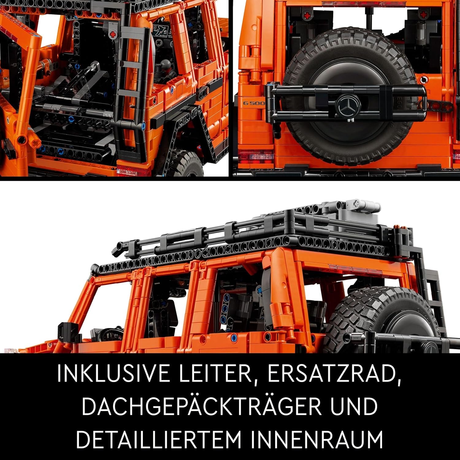 LEGO Technic Mercedes-Benz G 500 Professional Line, kit de construction de modèle de voiture de classe G, cadeau pour adulte, ensemble de véhicule tout-terrain de luxe, Mercedes à collectionner, voiture jouet 42177, ensembles de construction Besuche an LEGO-Store