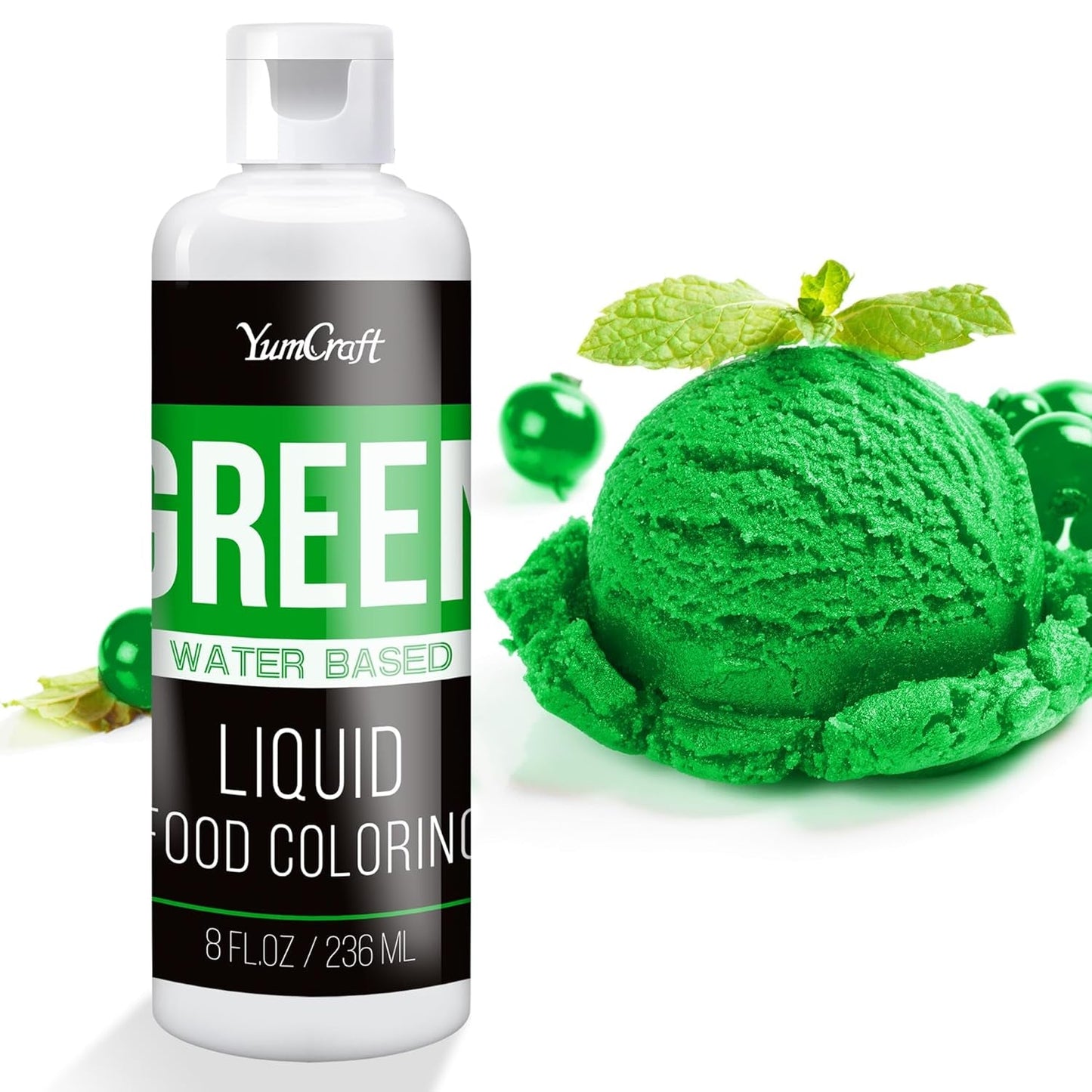 Colorant alimentaire - Colorant alimentaire liquide hautement concentré pour gâteaux, pâtisseries, œufs de Pâques, boissons - Colorant alimentaire sans sucre pour fondant, glaçage, slime, décoration de gâteaux (Velours Rouge, 236 ml)
