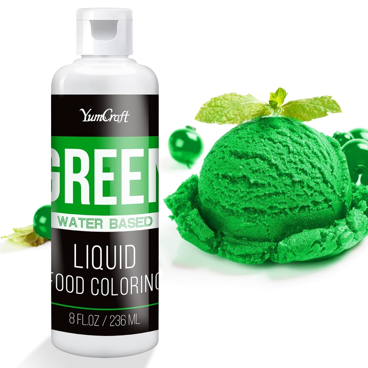Colorant alimentaire - Colorant alimentaire liquide hautement concentré pour gâteaux, pâtisseries, œufs de Pâques, boissons - Colorant alimentaire sans sucre pour fondant, glaçage, slime, décoration de gâteaux (Velours Rouge, 236 ml)