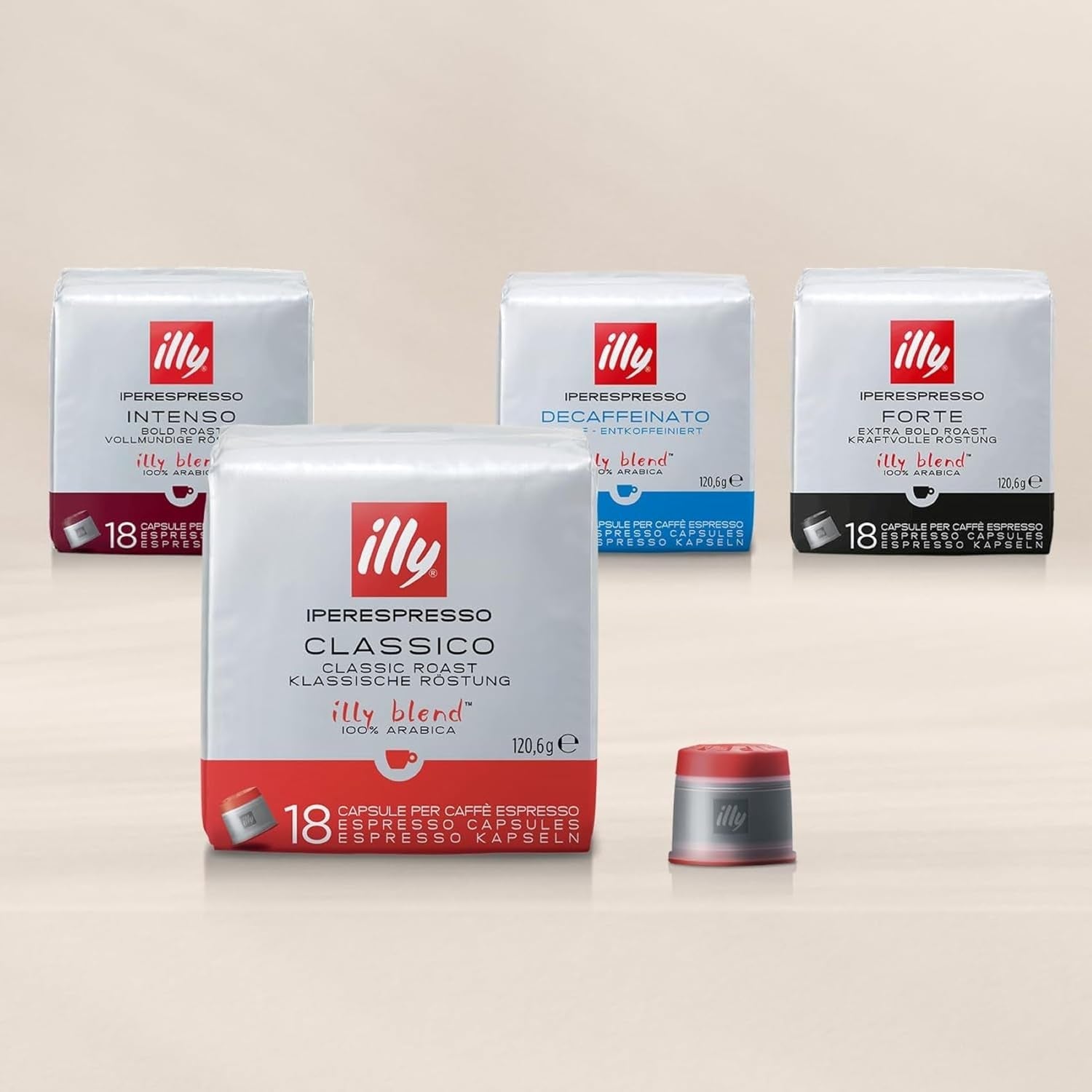 Illy Iperespresso Café capsules classiques Röstung INTENSO, 1 Packungen zu je 18 Café capsules