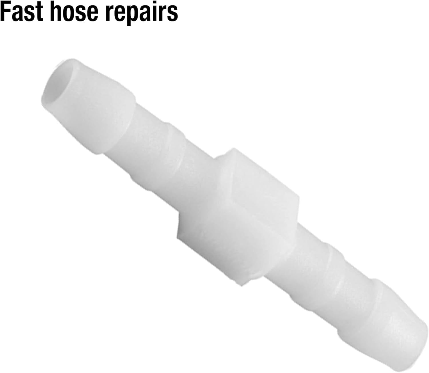 Connecteur de tuyau Gardena : accessoire en plastique pour réparer les tuyaux/rallonger les tuyaux de 10 mm (7293-20)
