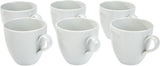 Alessi SG53/87 'Mami' Tasse à café ouverte 6 pièces en porcelaine blanche 8,0 cm