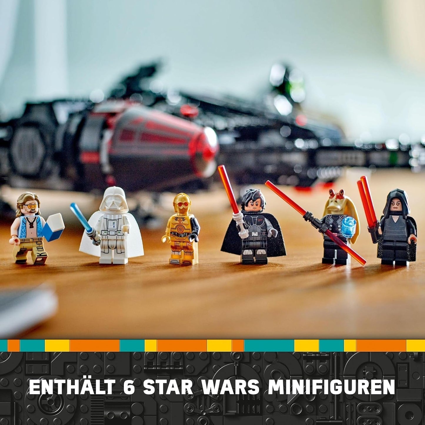 LEGO Star Wars Dark Millennium Falcon, ensemble de vaisseau spatial, jouet de construction pour enfants, cadeau d'anniversaire pour garçons, filles et fans, jouet d'aventure 75389 ensembles de construction Besuche den LEGO-Store