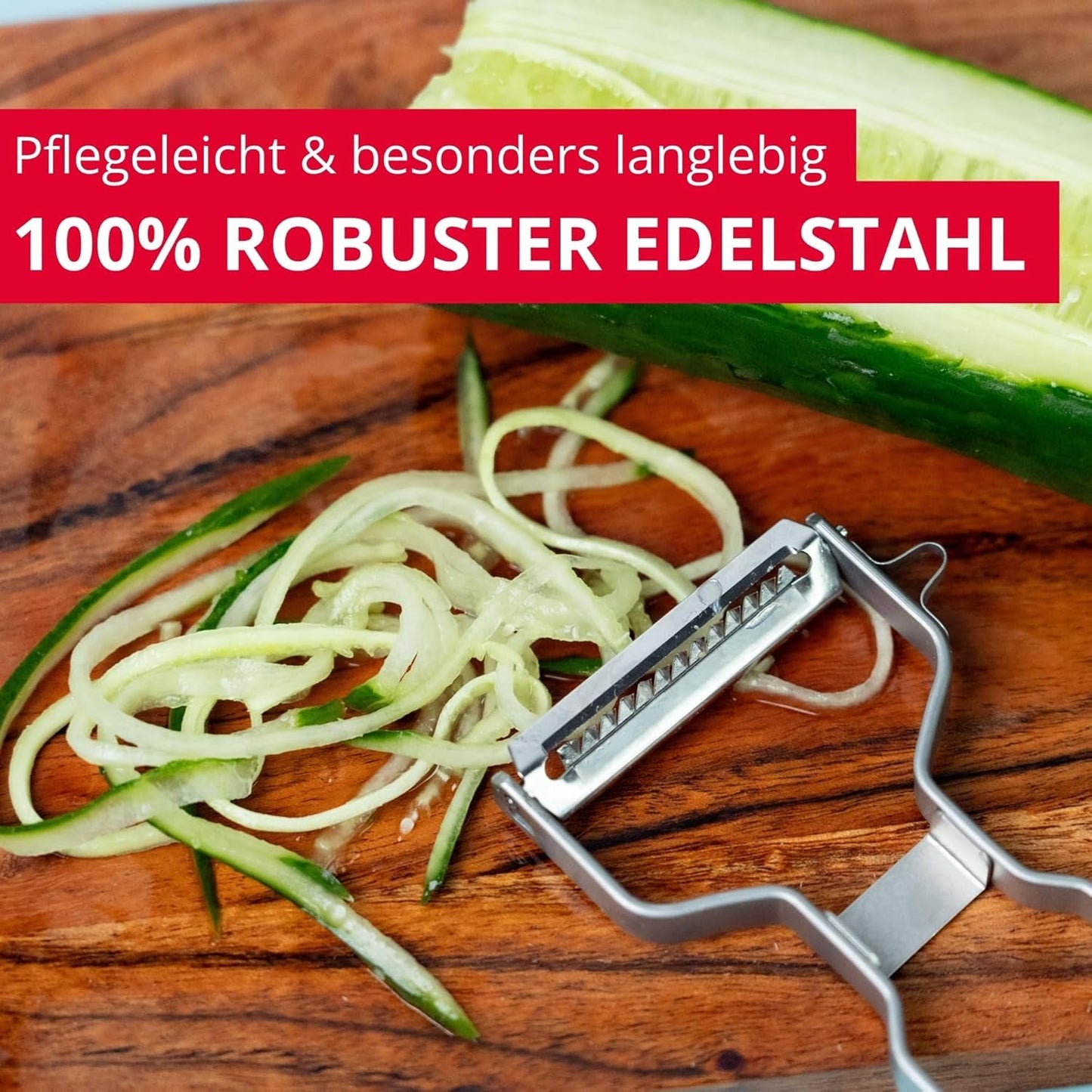 Éplucheur à julienne Westmark, éplucheur en acier inoxydable Naty Shop