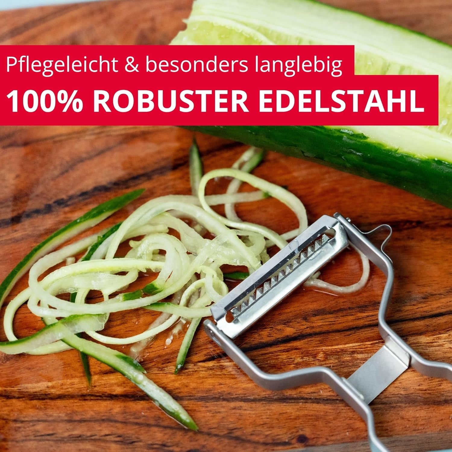 Éplucheur à julienne Westmark, éplucheur en acier inoxydable Naty Shop