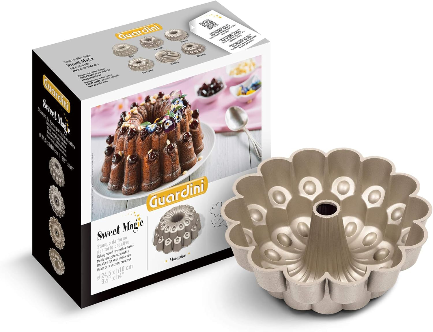 Sweet Magic Backform, Moules et plaques à pâtisserie en acier Naty Shop