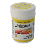 Gel colorant alimentaire Bakeryteam pour glaçage, jaune clair, 35 g