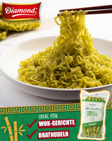 Nouilles végétales DIAMOND Mie, nouilles de blé avec poudre végétale, sans œufs, rapides et faciles, végétariennes - 1 x 250 g