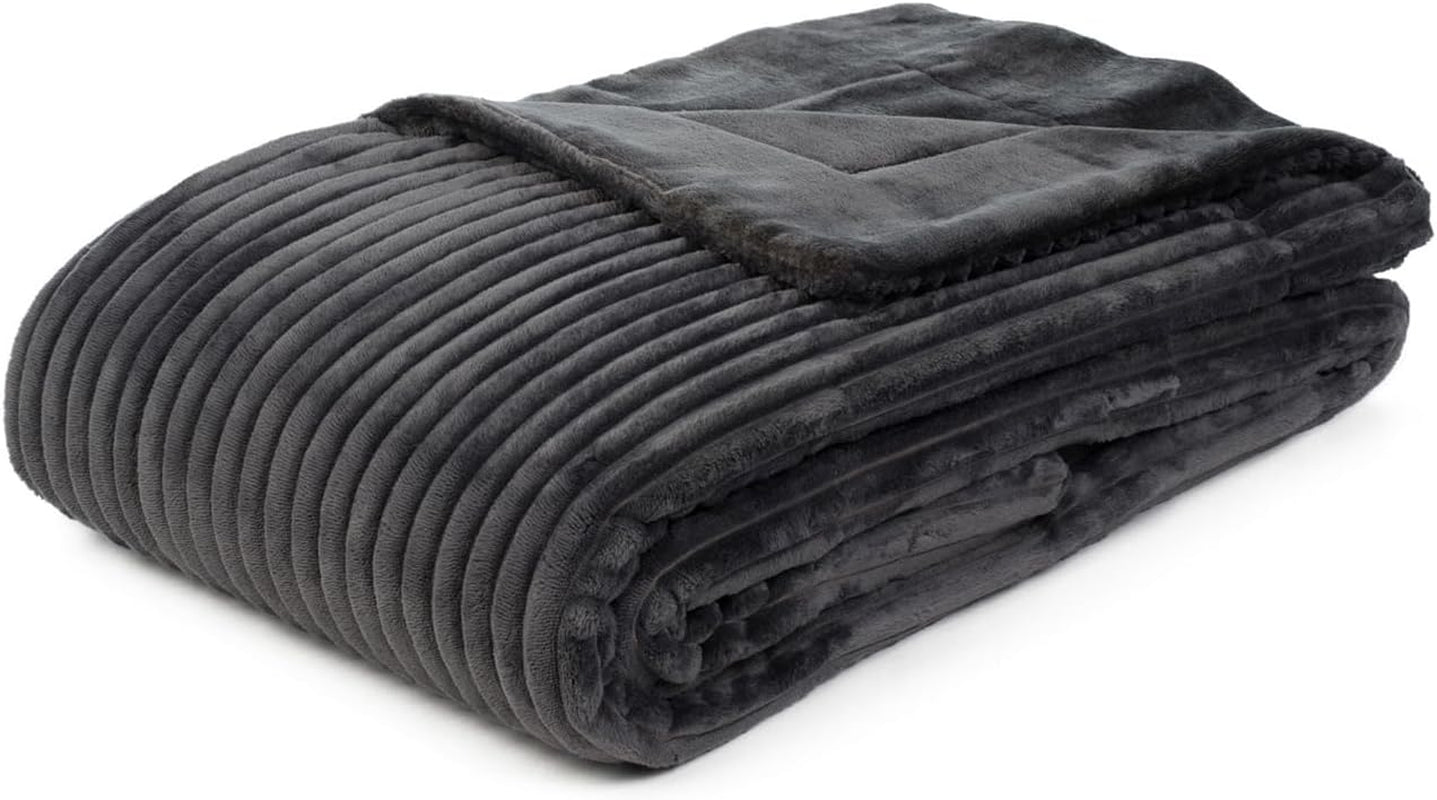 Gözze - Couverture confortable et douce aspect velours côtelé, 1620G/pièce, 150 X 200 Cm - cannelle Lits et Couvertures Besuche den Gözze-Store Anthracite
