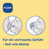 MAM Air Lot de 2 Sucettes en Silicone Extra Légères et Aérées Sucette pour Bébé Respectueuse des Dents en Silicone Spécial MAM SkinSoft avec Boîte à Sucette 6-16 Mois Ours/Rhinocéros