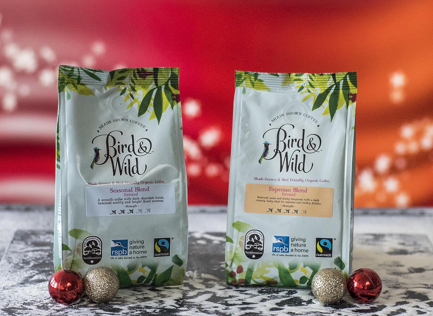 Mélange d'espresso Signature, commerce équitable, café en grains entiers, biologique, cultivé à l'ombre, protégé contre les oiseaux, poids net 200 g