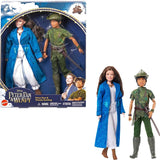 DISNEY Peter Pan & Wendy - Mobile avec tenues typiques et accessoires amovibles, pantalon en tissu doux, pour reconstituer ses scènes préférées ou jeu créatif, pour les enfants à partir de 3 ans, HNY36 Naty Shop Dolls Titre par défaut