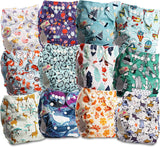 Littles and Bloomz FLP2-0406 Couche réutilisable à clip standard, 4 couches