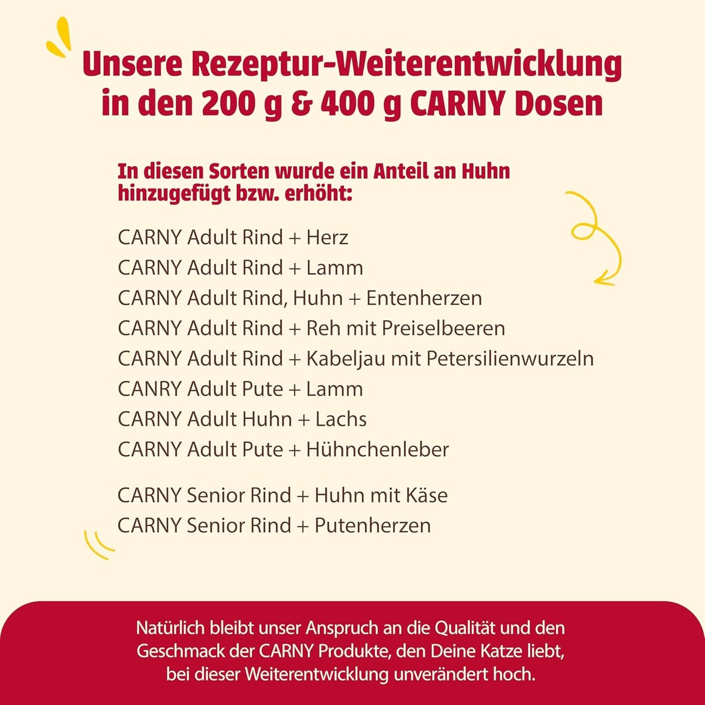 Animonda Carny Senior Nourriture humide pour chats au bœuf + poulet + fromage (6 x 200 g), nourriture humide sans céréales et sans sucre pour chats de 7 ans et plus, avec des ingrédients frais et carnés