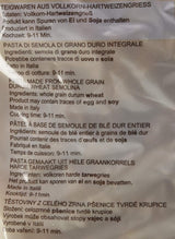 Spirales de pâtes complètes, paquet de 10 (10 x 500 g)