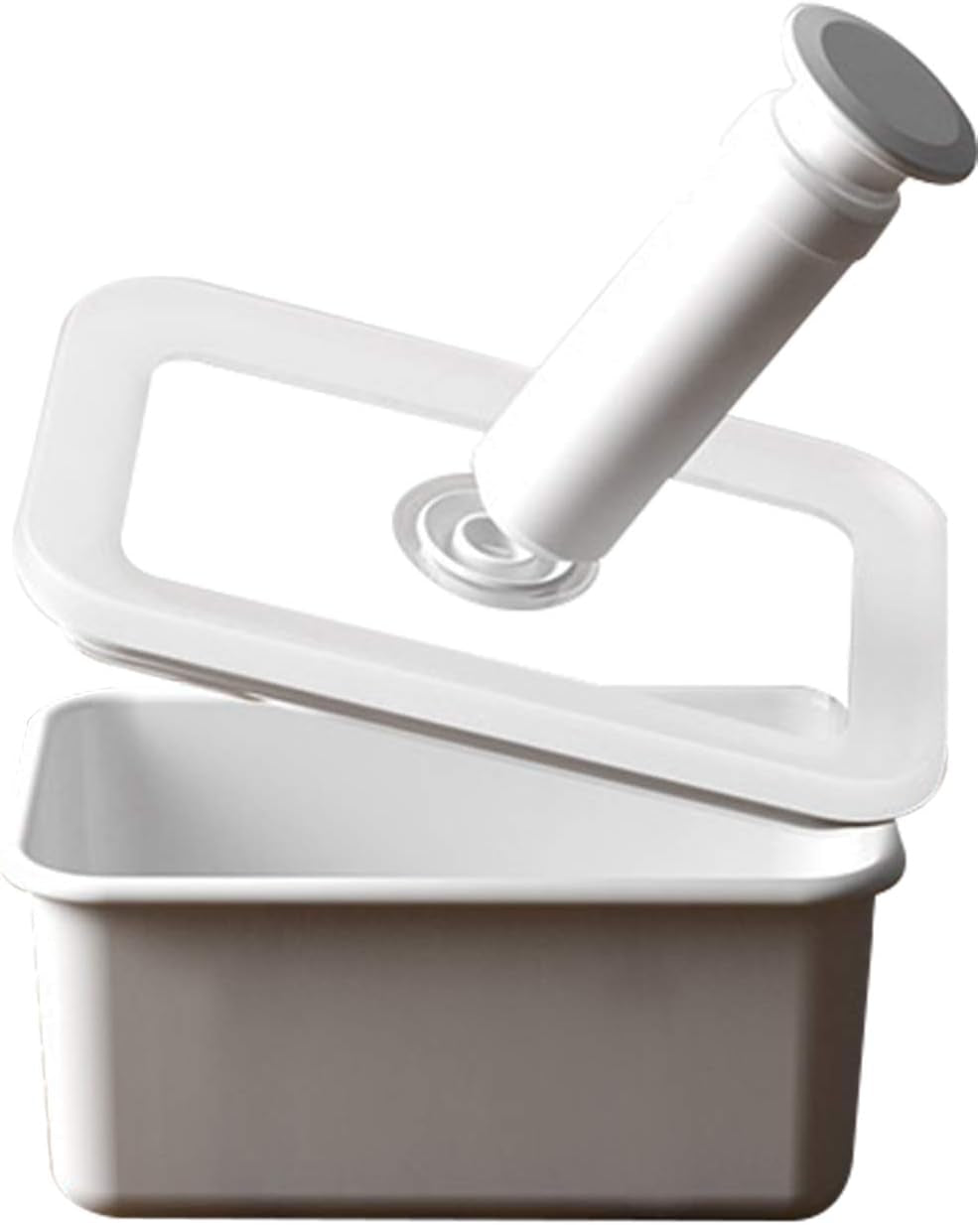 Boîte de conservation sous vide émaillée | XL| 1,85L | 23,5 x 17,5 x 7 cm | garde les aliments frais beaucoup plus longtemps | protège les aliments contre les bactéries et les infestations fongiques | sans pompe à vide Boîtes de conservation Naty Shop Flat Medium
