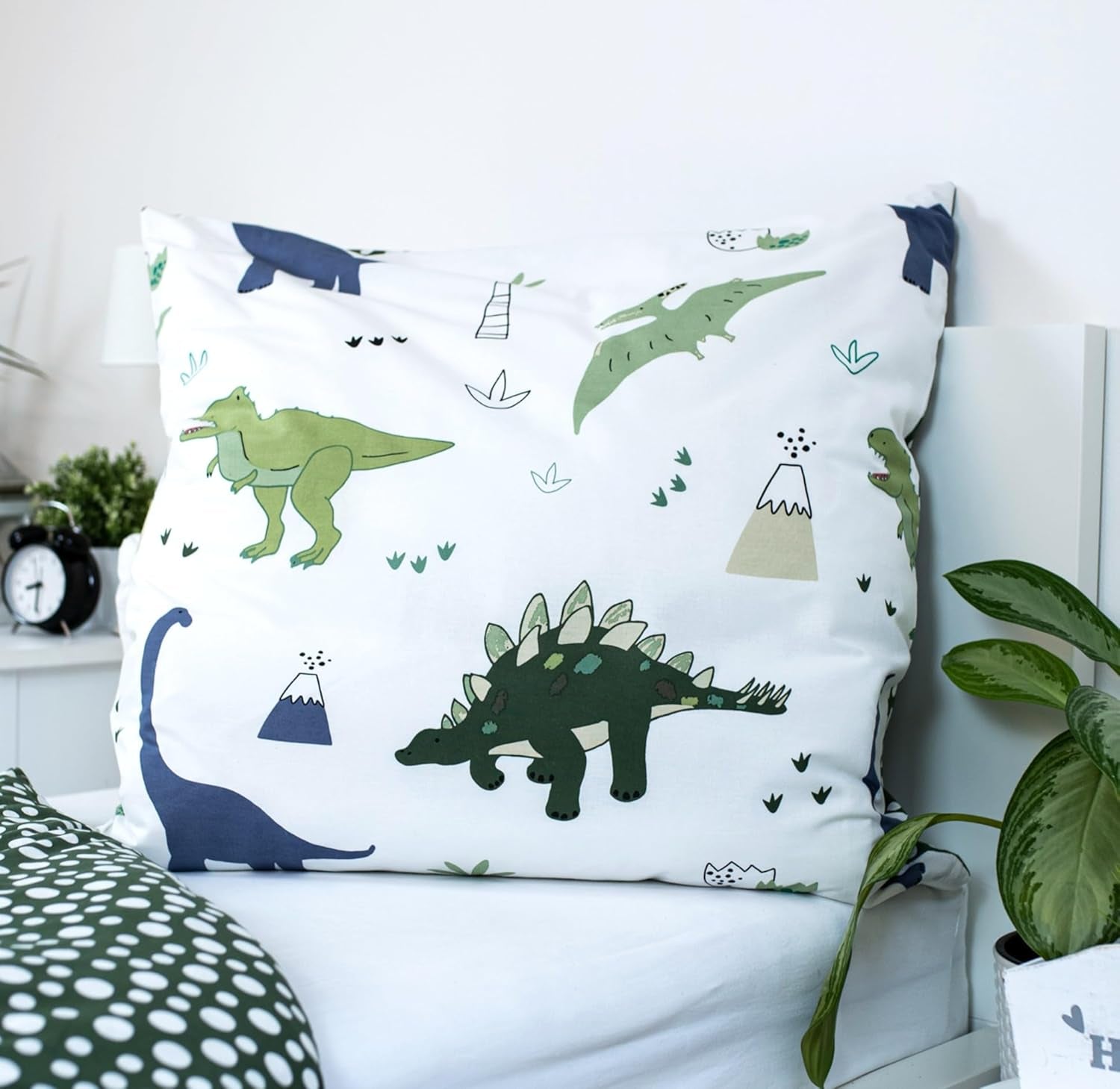 Linge de lit enfant réversible, Dinosaures Linge de lit - enfant Naty Shop