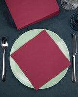 Serviettes en papier Renova doré bordeaux - 40 serviettes