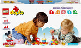 LEGO 10941 DUPLO Disney Le train d'anniversaire Mickey et Minnie, train jouet avec gâteau et ballons, cadeau pour les enfants à partir de 2 ans Jeux de construction Besuche den LEGO-Store