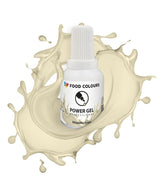Colorant alimentaire en gel, beige, couleur champagne, 20 g. Colorant alimentaire pour une large gamme d'applications pour la décoration de gâteaux, tartelettes, crème, génoise, glaçage royal, macarons.