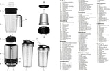 WMF Kult Pro Multifunktionsmixer Hochleistungsmixer, 30 000 U/Min, Smoothie Maker, Standmixer, Ice-Crush Funktion, 4 Mixbehälter Inkl. Togo-Verschluss Cuisine Naty Shop