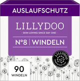 LILLYDOO Couches pour bébé respectueuses de la peau - Taille 3 (6-10 kg), 29 pièces, protection fiable contre les fuites, douces, sans parfum et sans lotion pour peaux sensibles, testées dermatologiquement