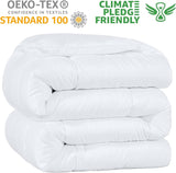 Kingsley Trend Couette alternative en duvet blanc pour toutes les saisons, toutes saisons, couette king size (2,6 m x 2,3 m), couettes et couettes douces et lavables en machine Naty Shop