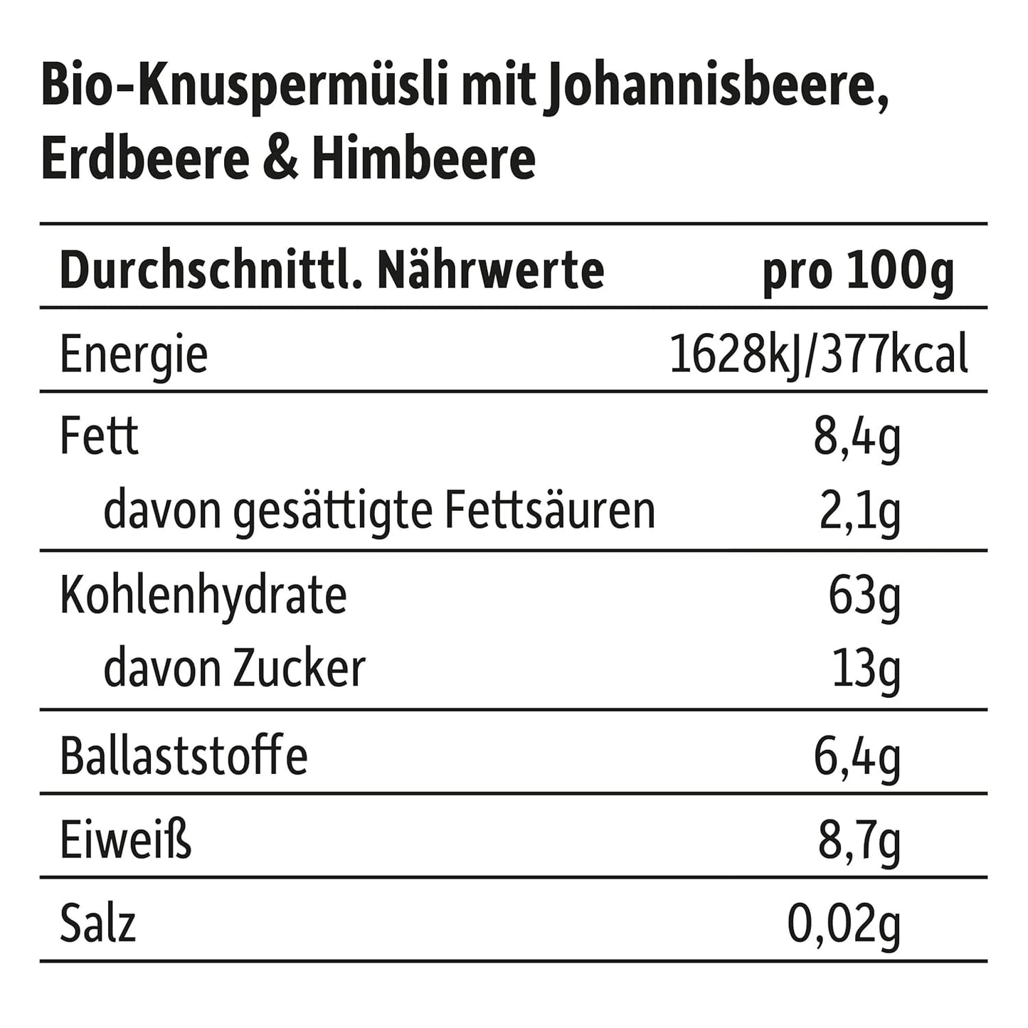 FRECHE FREUNDE Muesli de petit-déjeuner bio Mélange de muesli croquant aux baies d'Edda pour écoliers avec fraises lyophilisées Vegan 6 Pack (6 x 280g)