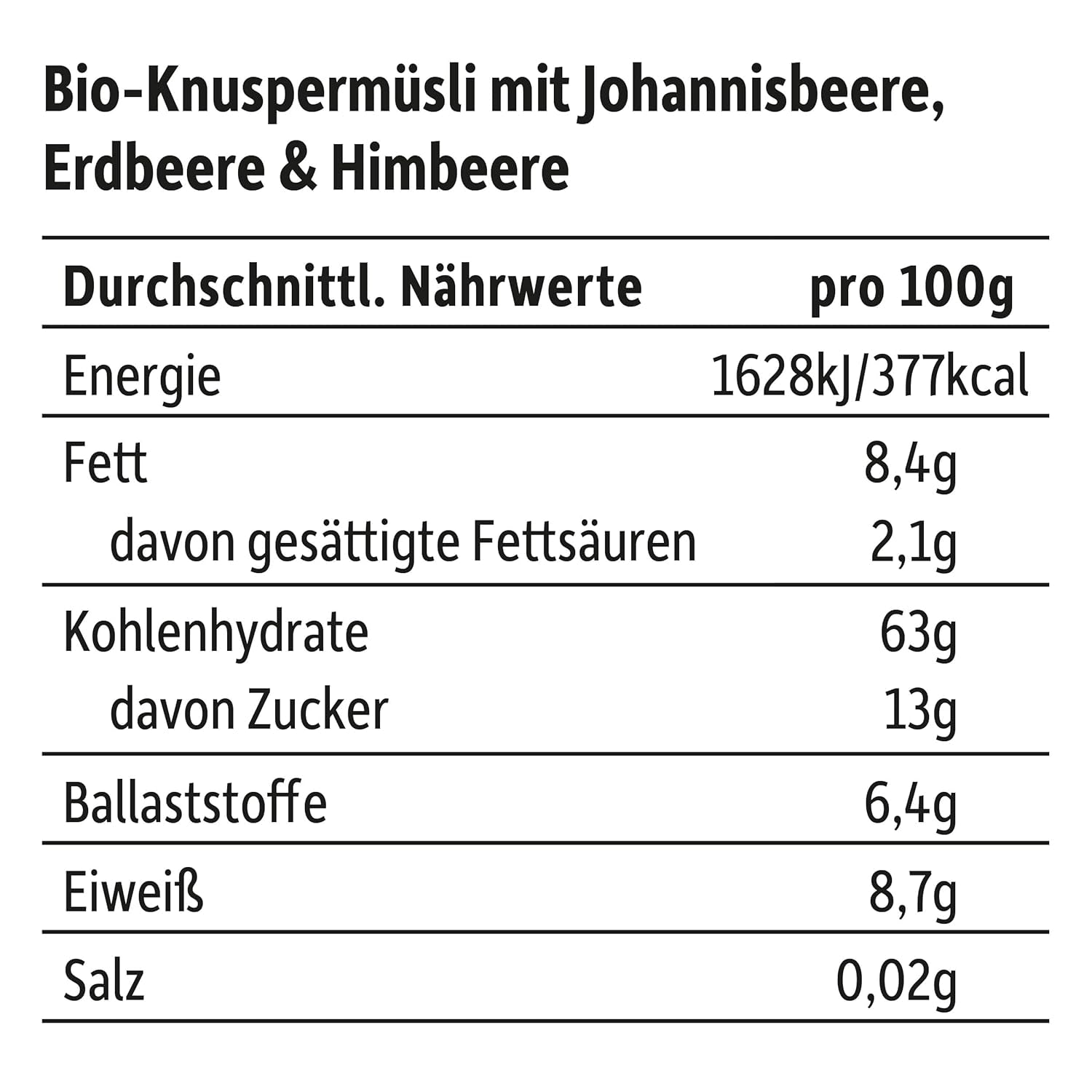 FRECHE FREUNDE Muesli de petit-déjeuner bio Mélange de muesli croquant aux baies d'Edda pour écoliers avec fraises lyophilisées Vegan 6 Pack (6 x 280g)