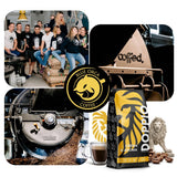 Doppio Crème & Saveur 1KG | Café en grains 80% Arabica et 20% Robusta | avec des notes de cacao, de noix et de caramel | Torréfaction fraîche et moyenne, faible acidité | pour expresso | Café Orque Bleu