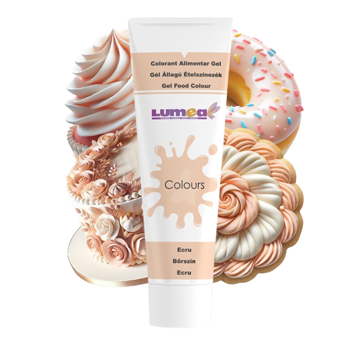 Dekozauber 24 Colorant Alimentaire Rouge, Gel, 30 g, Végétalien, Sans Sucre, Hautement Concentré, Colorant Alimentaire Rouge pour Fondant, Crème au Beurre, Boissons et Plus