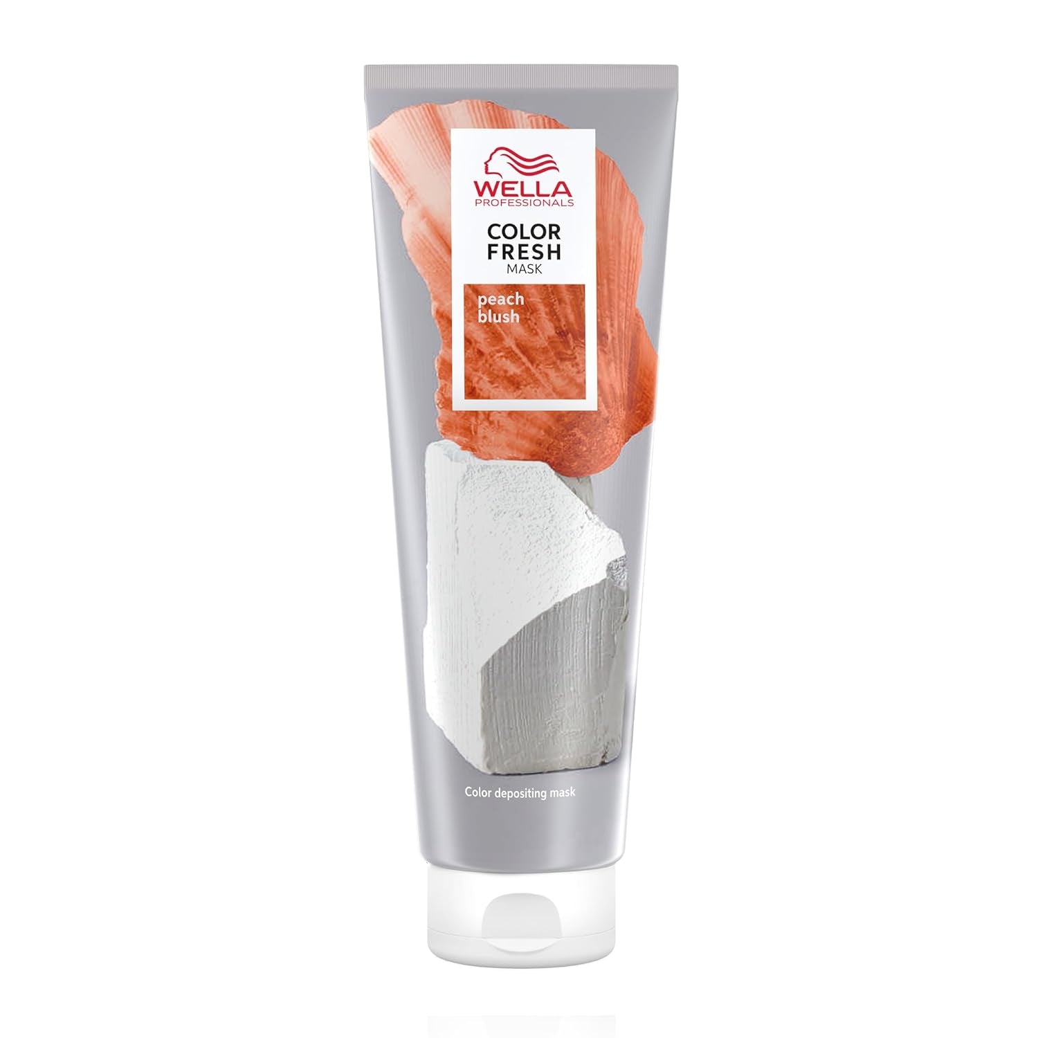 Wella Professionals Color Fresh Mask Peach Blush - traitement capillaire pour revitaliser et changer la couleur des cheveux - teinte nourrissante à l'huile d'avocat - pour cheveux blonds et éclaircis - 150 ml Naty Shop Hair Mask Default Title