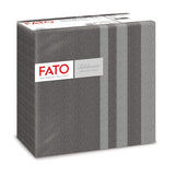 Fato - Serviettes en papier sec, airlaid, effet textile, paquet de 50 serviettes, 40X40 pliées en format 4, Tropicana Decor