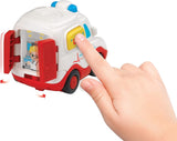 Vtech TUT TUT Baby Flitzer - Ambulance - Voiture jouet avec musique, bouton lumineux, phrases et sons intéressants - Pour les enfants de 1 à 5 ans, 8,8 x 5,5 x 7 cm Bebe Toys Naty Shop
