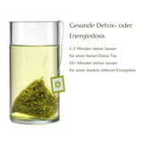 Anna'S Teapot Sencha Sachets de Thé Vert Bio - Thé Vert Japonais Bio 20 Sachets Pyramides dans un Sachet Refermable