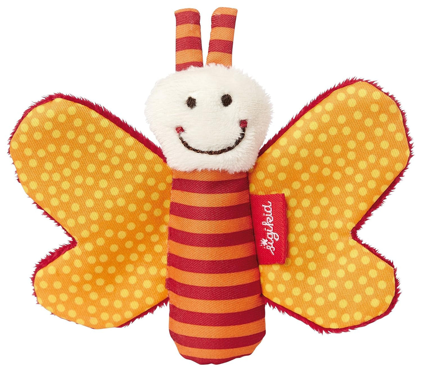 41174 Jouet bébé fille et garçon Serpent à sonnette Red Stars recommandé dès la naissance marron & 41181 Jouet attrape-papillon Red Stars jouet bébé fille et garçon recommandé dès la naissance orange Bebe Naty Shop Jouets
