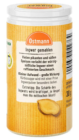 Ostmann Gewürze - Ingwer gemahlen | Nachfüllbare & recyclable Verpackung | 30 g dans la Streudose