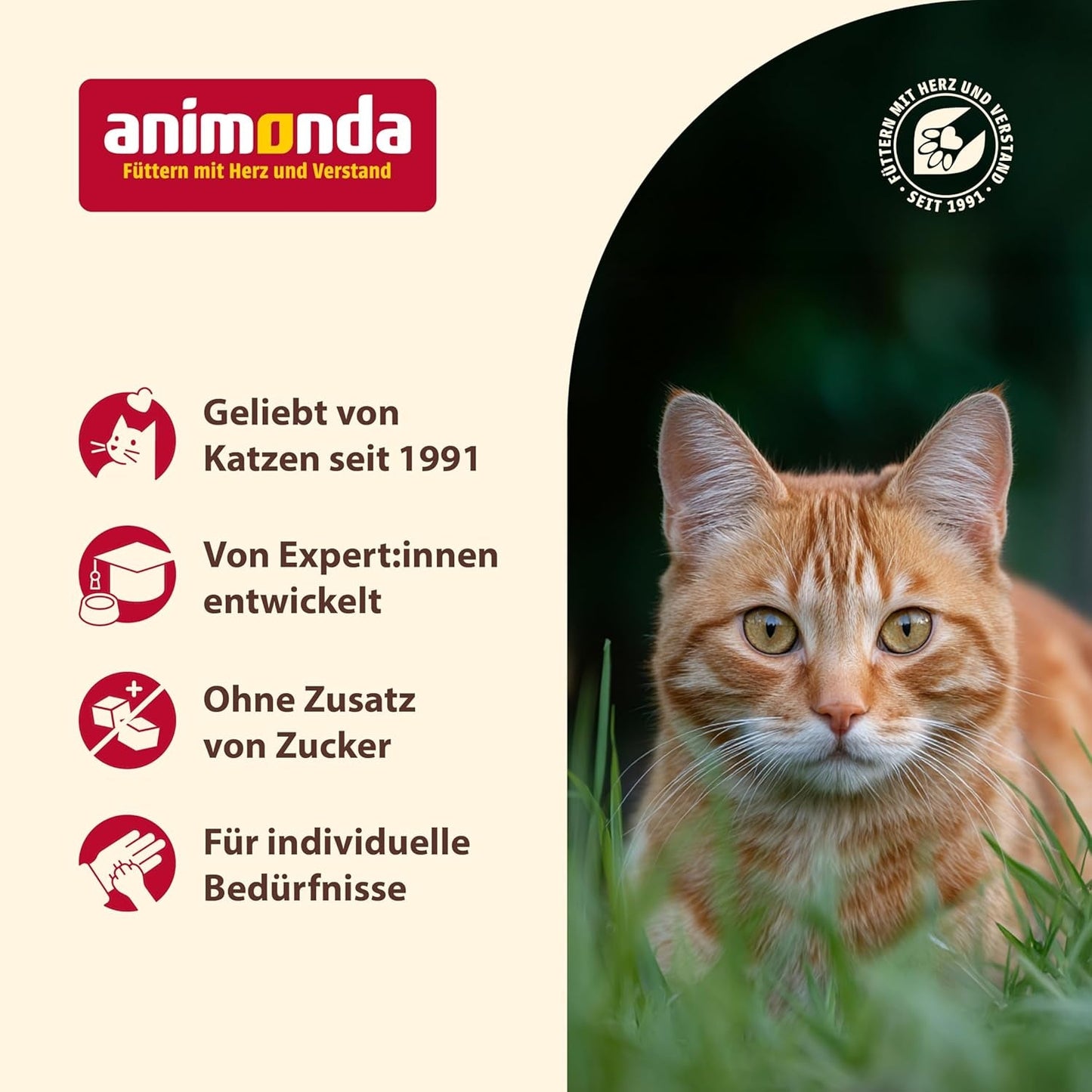 animonda Carny Adult Savory Variety (12 x 400 g), nourriture humide pour chats adultes, nourriture humide avec 100 % d'ingrédients de viande fraîche, sans céréales et sans sucre
