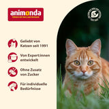 animonda Carny Adult Savory Variety (12 x 400 g), nourriture humide pour chats adultes, nourriture humide avec 100 % d'ingrédients de viande fraîche, sans céréales et sans sucre