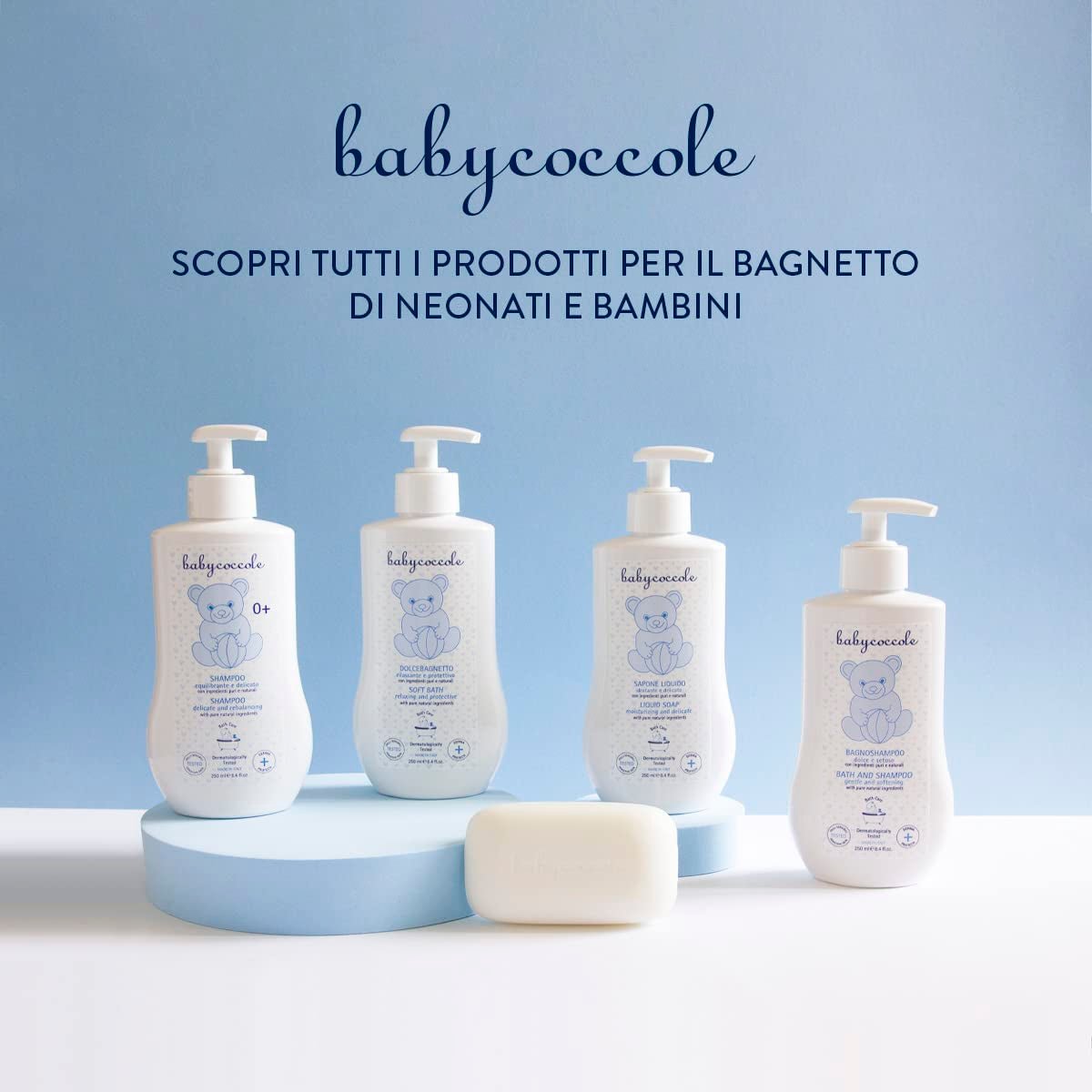 Shampoing de bain Babycoccole pour bébés et enfants, aux extraits de fleur de lotus et ingrédients naturels, pour peaux sensibles, 250 ml Enfants - Bain et Soin Naty Shop
