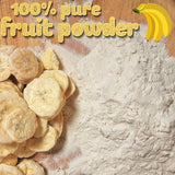 Bananes lyophilisées en poudre | XL 300g Poudre de fruits Poudre de banane lyophilisée | Pour smoothie, pâtisserie, gâteau | Banane lyophilisée | Fruits lyophilisés | ZingyZoo Poudre de Banane Naty Shop Produits Déshydratés