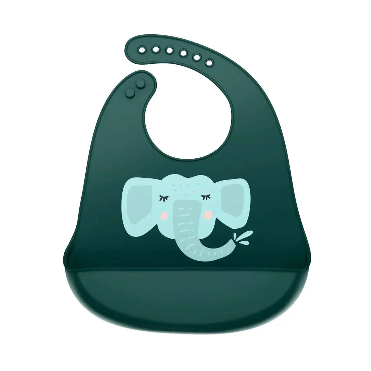 Bavoir silicone Coccorito - Éléphant +6 mois Nati Shop