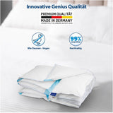 Couette Genius Eazzzy Climate Comfort 155 X 220 Cm, Fibre serrée, Couette légère pour toutes les saisons, Couette respirante, Température agréable pour dormir, Couette pour toutes les saisons Couettes et couettes Naty Shop