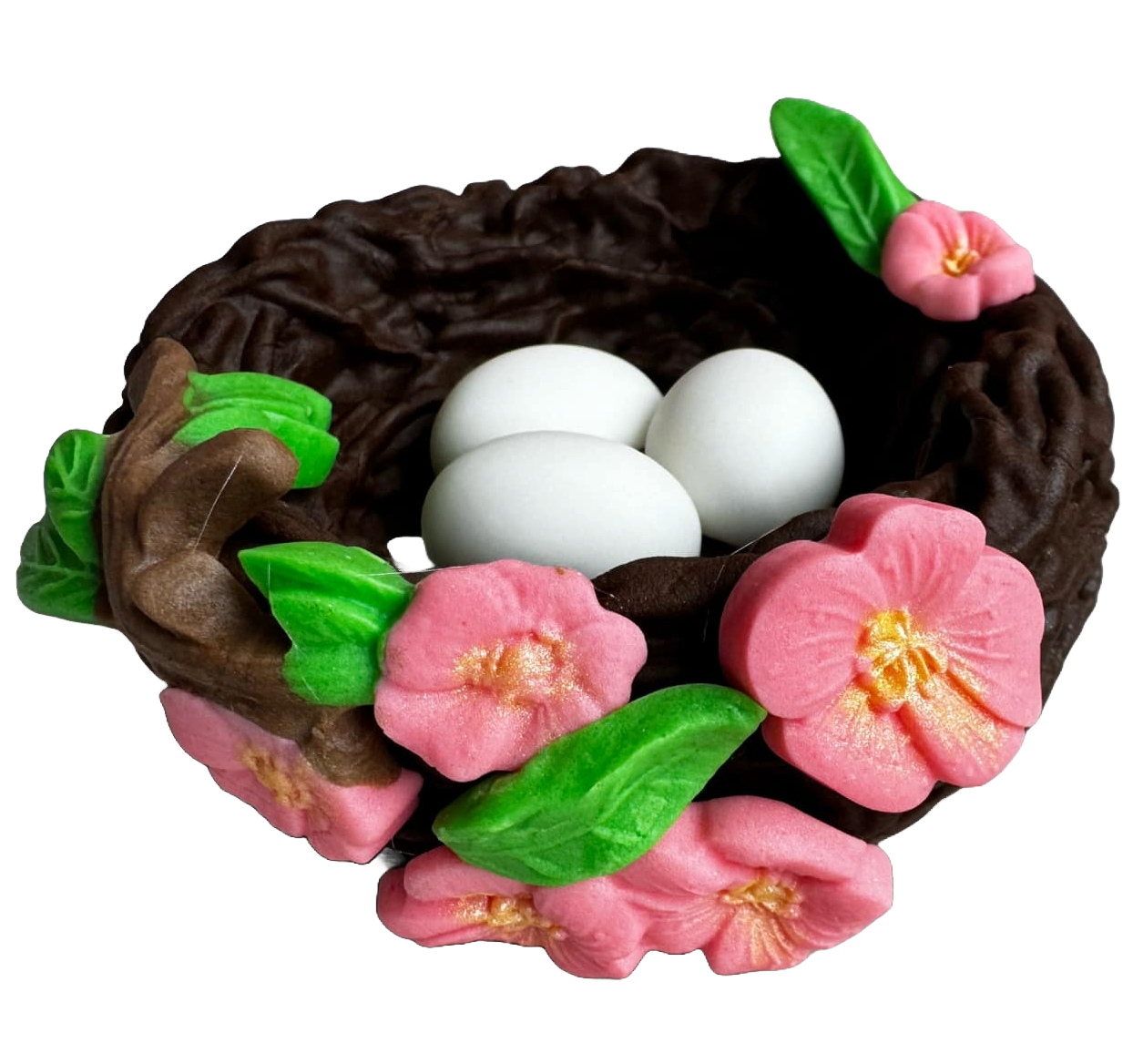 Décoration comestible en pâte à sucre, Nid d'oiseau Décorations en pâte à sucre Nati Shop